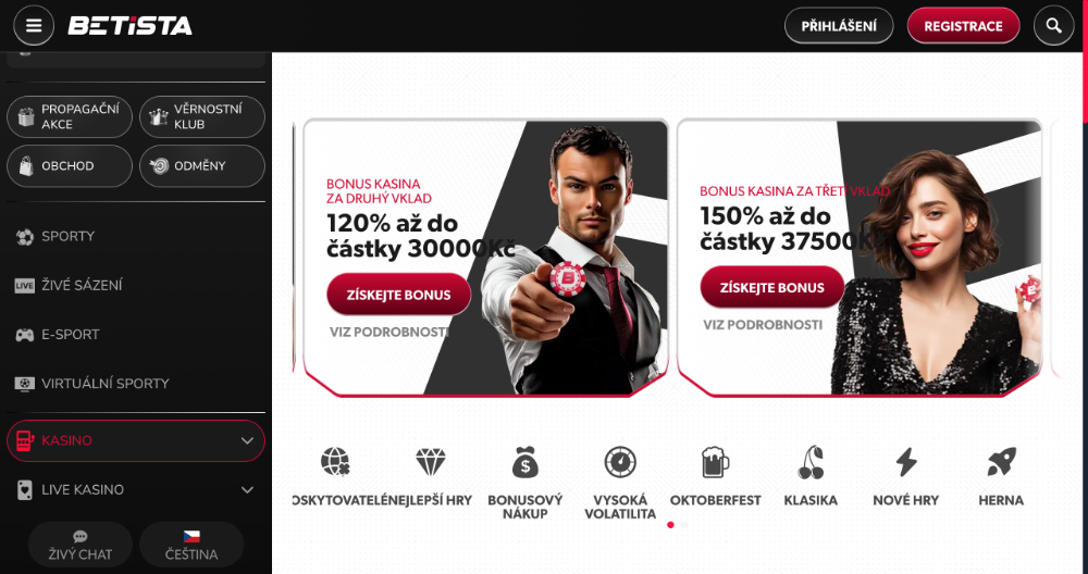 Betista bonusy