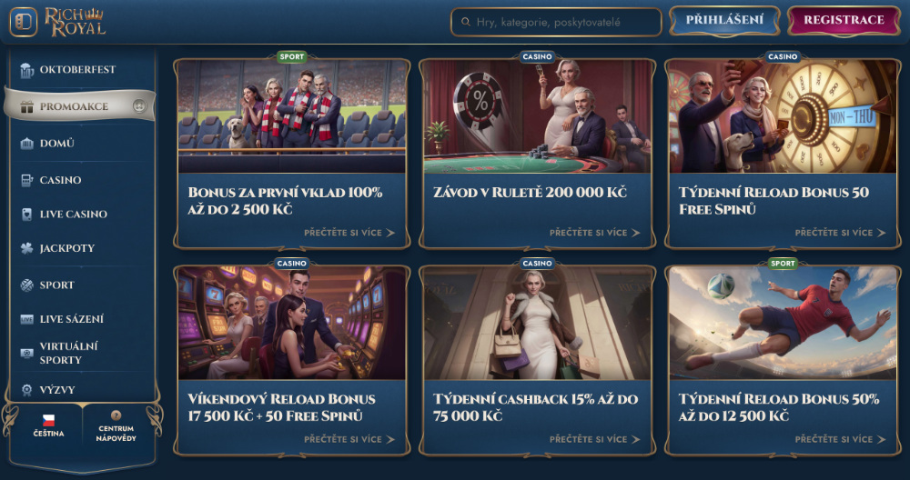 RichRoyal bonusy