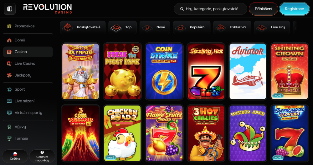 Revolution Casino TOP 10 výherní automaty pro podzim 2025_Revolution Casino