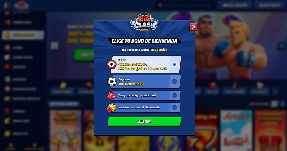 BigClash registro