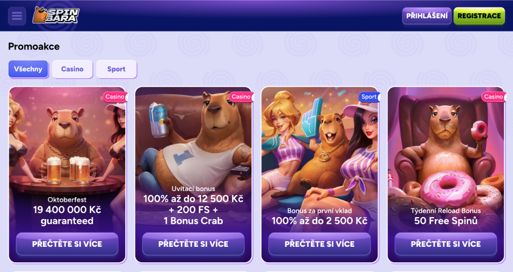 Jak získat bonusy v casinu Spinbara?