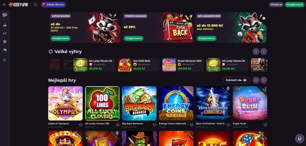  rockyspin casino náhled