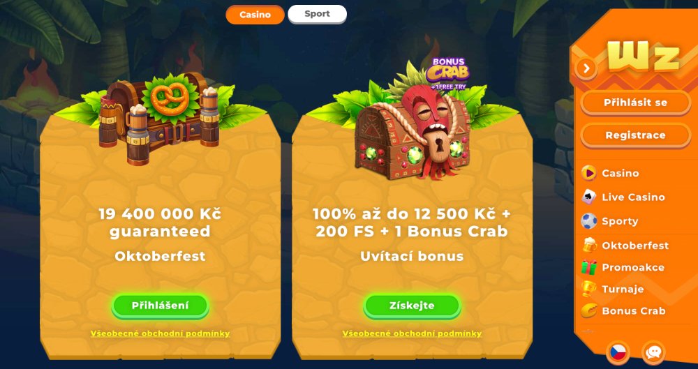 Jak získat bonusy v casinu Wazamba?