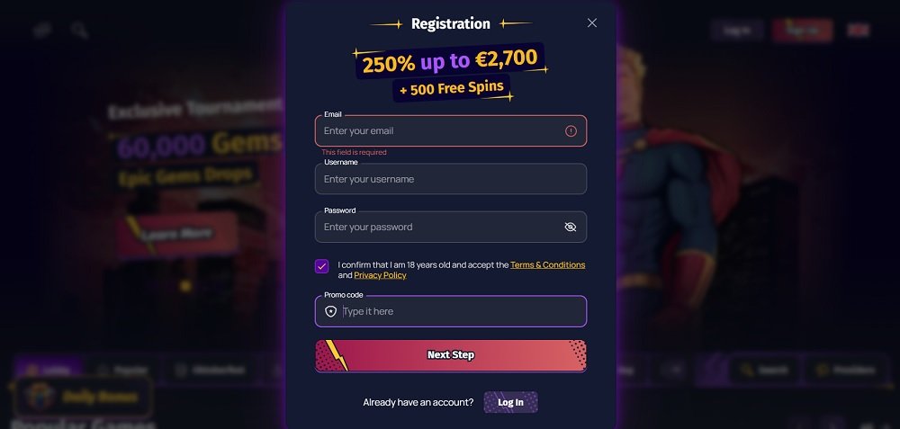 Spinlander promo code