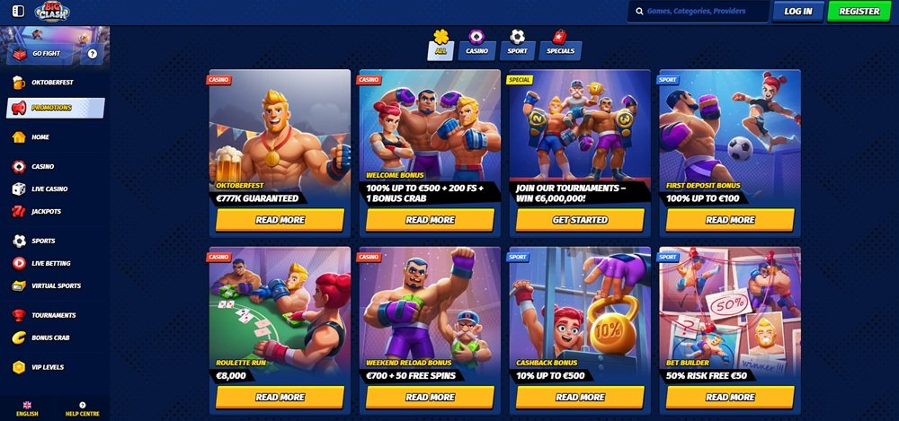 BigClash bonuses
