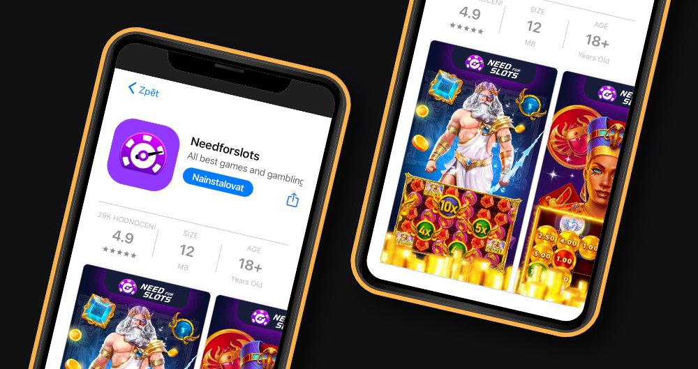 Náhled responzivního rozhraní webu online casina NeedforSlots