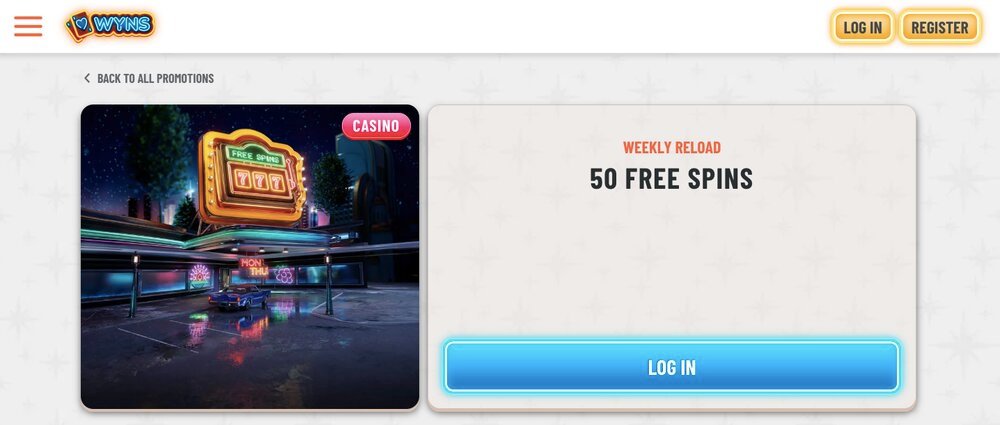 Wyns free spins