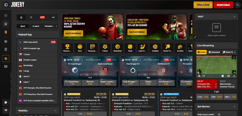 Sázková kancelář Jokery