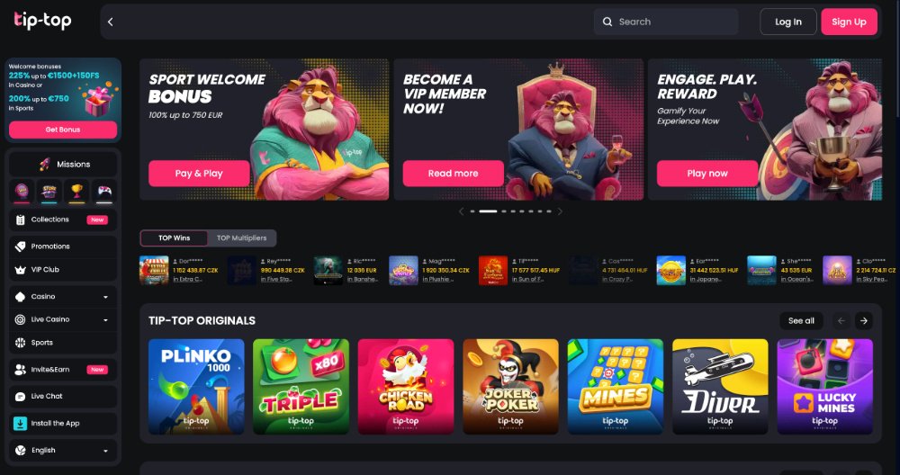 Tip Top casino