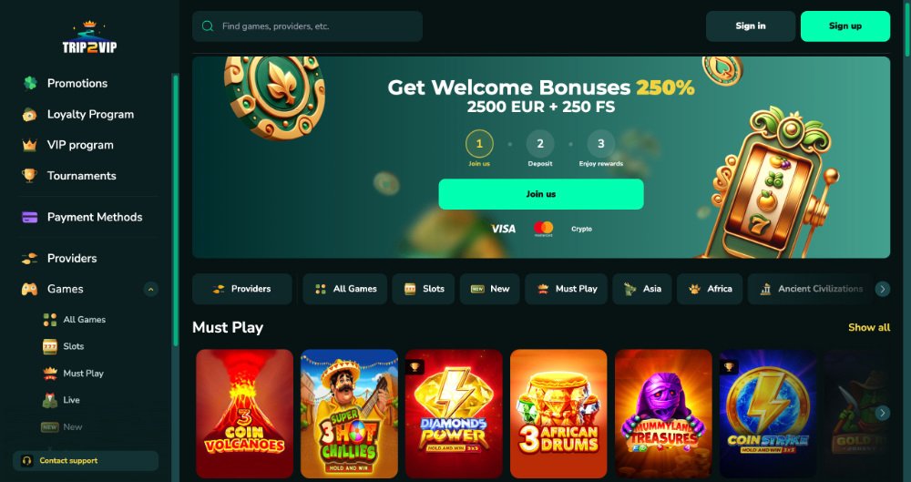 Trip2VIP casino