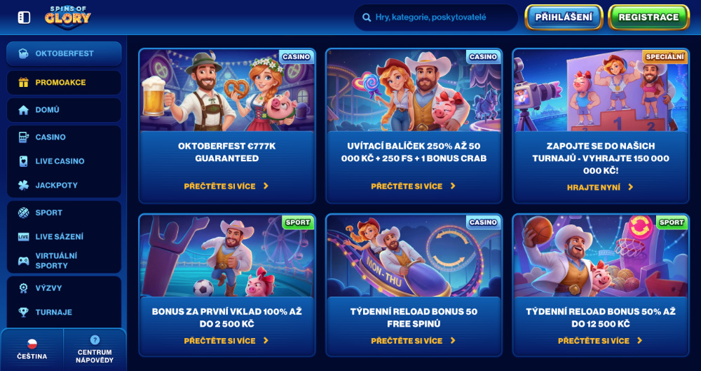 Lze získat v casinu Spins of Glory no deposit bonus?