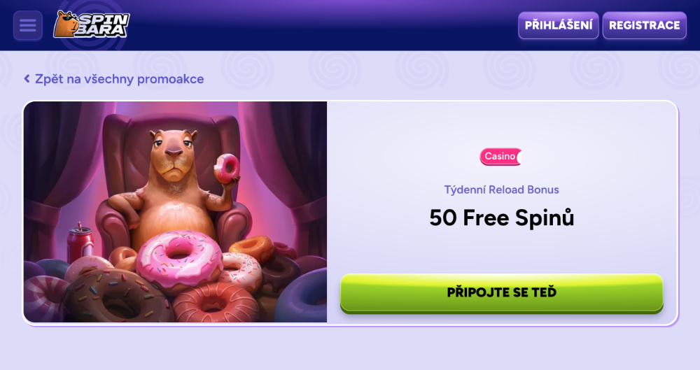 Spinbara free spins [říjen 2025]