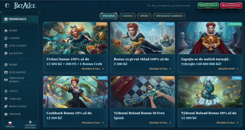 Lze získat v casinu BetAlice no deposit bonus?