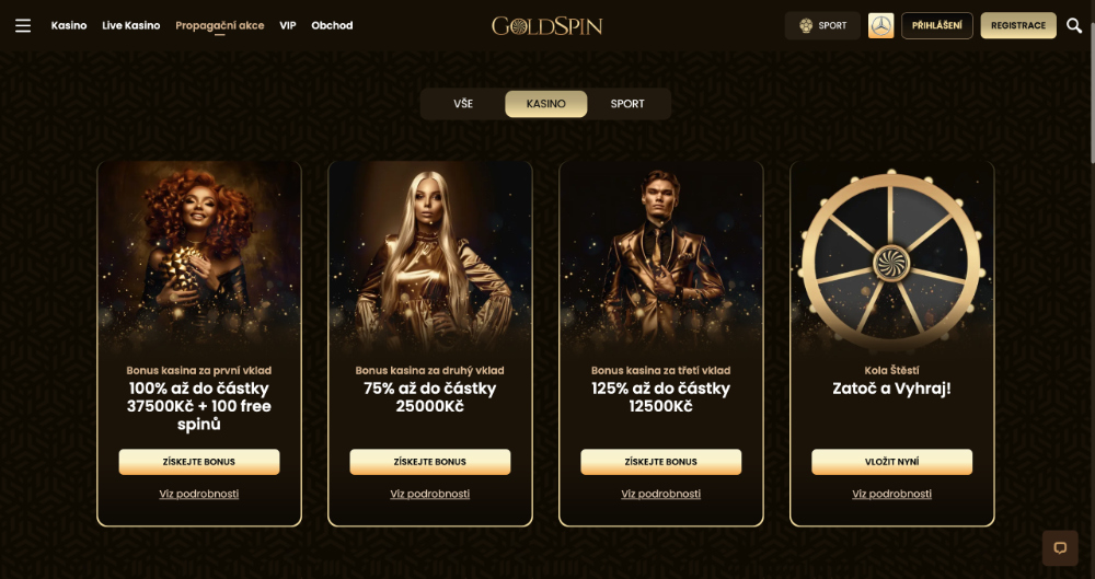 GoldSpin Boni Vorschau