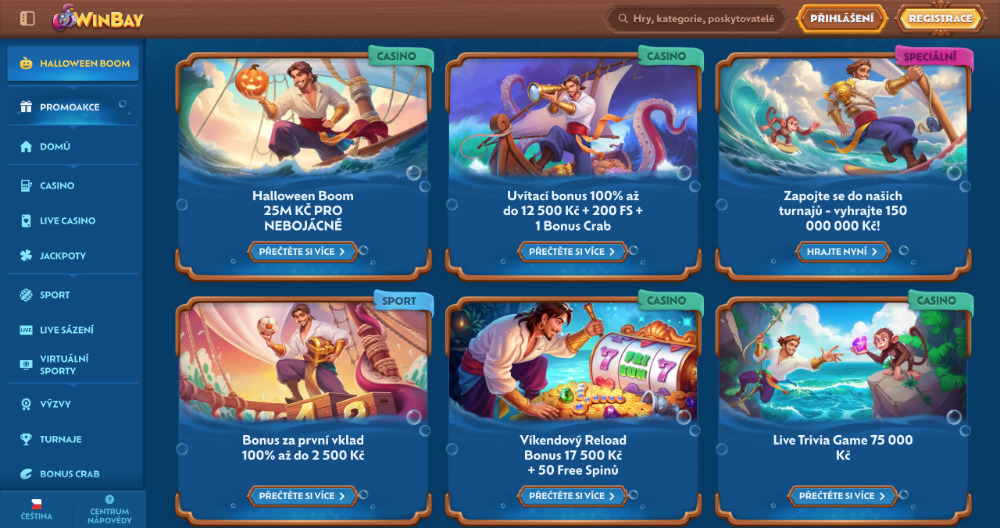 Lze získat v casinu WinBay no deposit bonus?