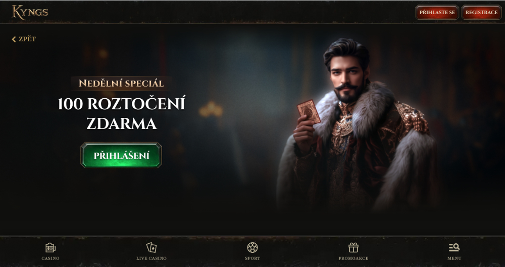 Kyngs free spins [říjen 2025]