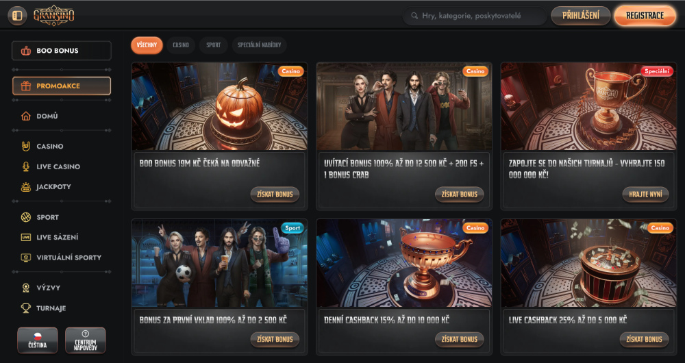 Gransino bonusy [listopad 2025]