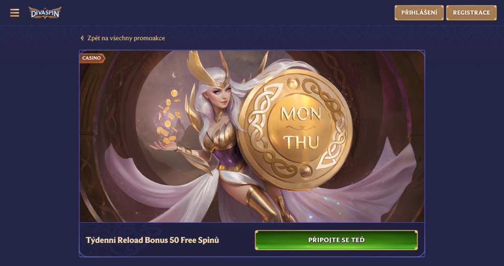 DivaSpin free spins [říjen 2025]