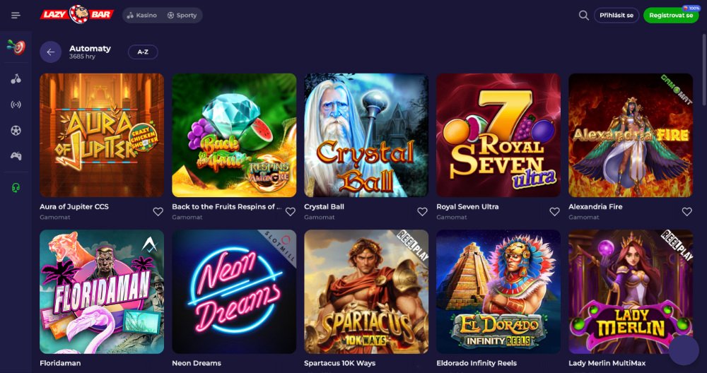 Lze získat v casinu Lazybar no deposit bonus?