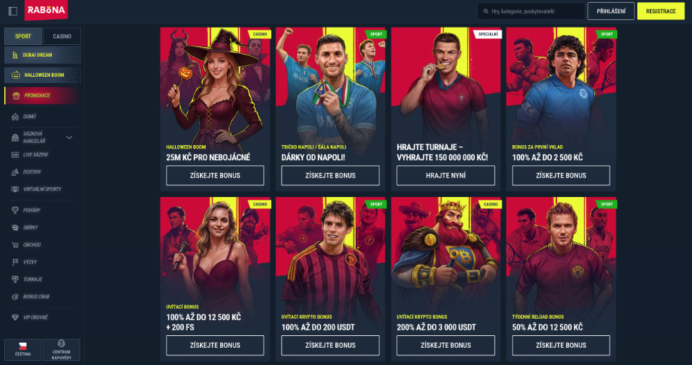 Rabona bonusy [listopad 2025]