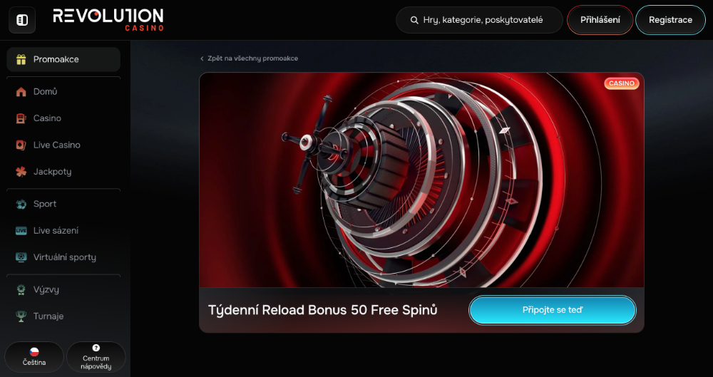 Revolution Casino free spins [říjen 2025]