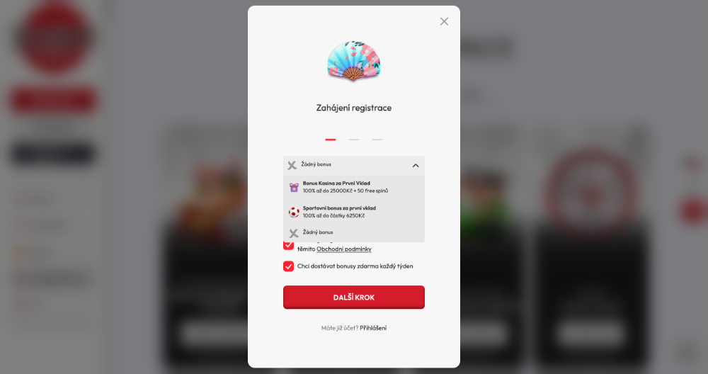 Sushi Casino promo code náhled