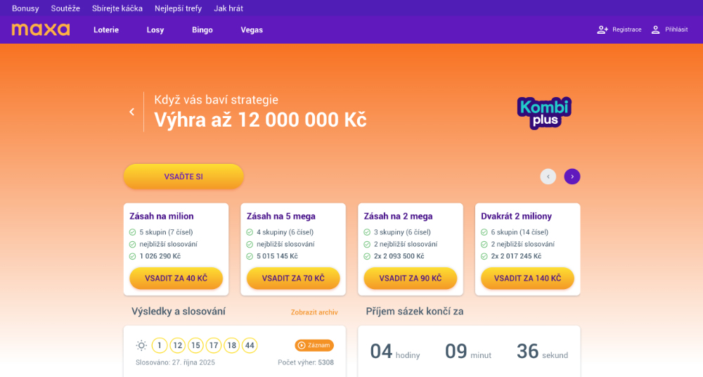 Loterie Maxa Kombi plus