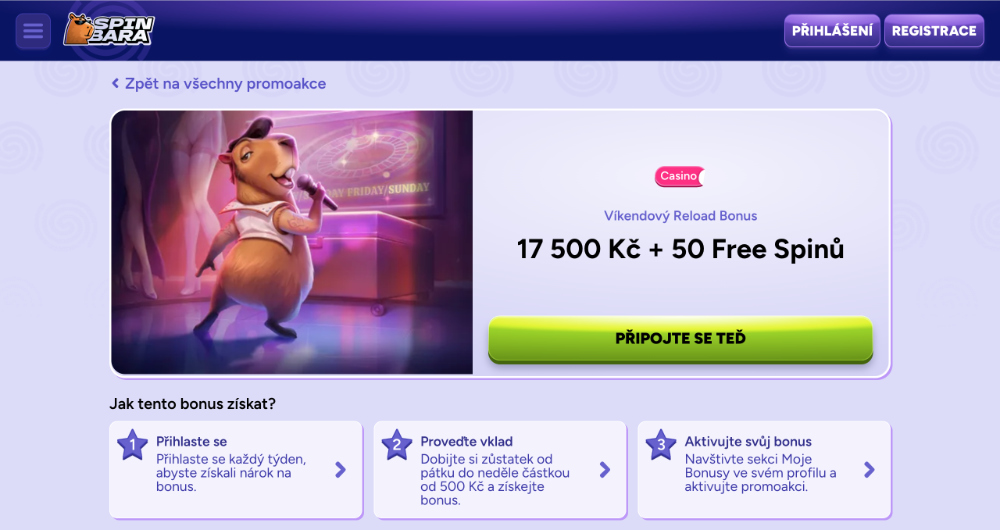 Spinbara free spins