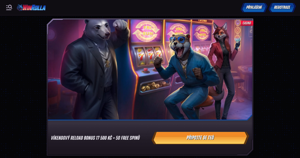 Listopadové free spiny v casinu Win Rolla