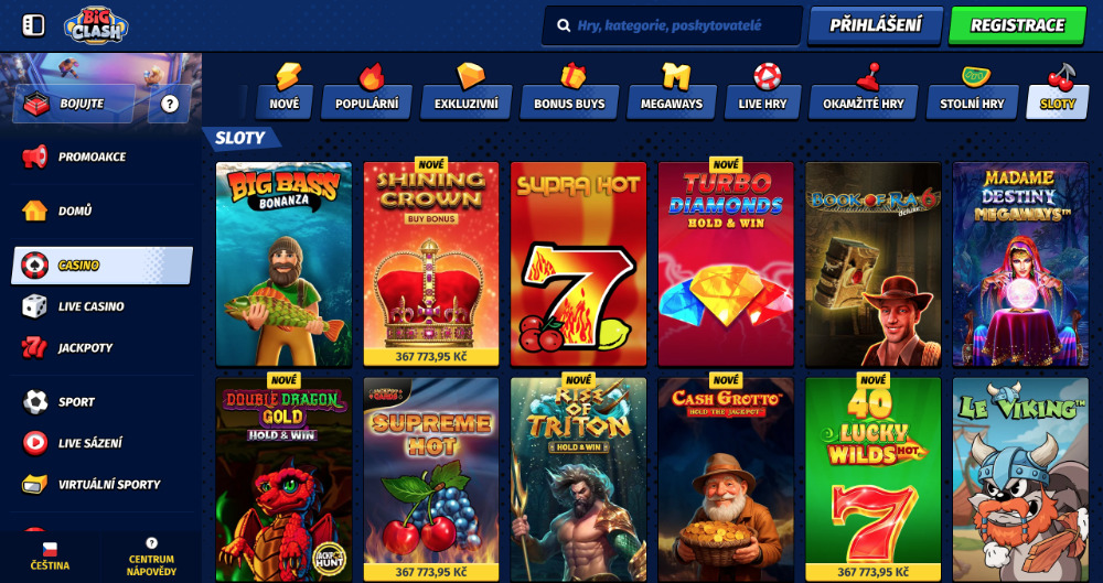 BigClash automaty s vánoční tematikou