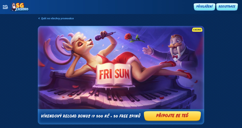 SGcasino free spins [listopad 2025] úvodní