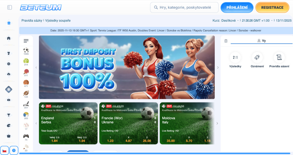 Sázková kancelář Beteum