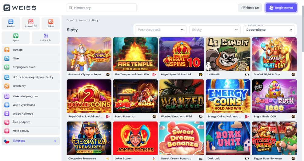 Weiss automaty s vánoční tematikou [Vánoce 2025]