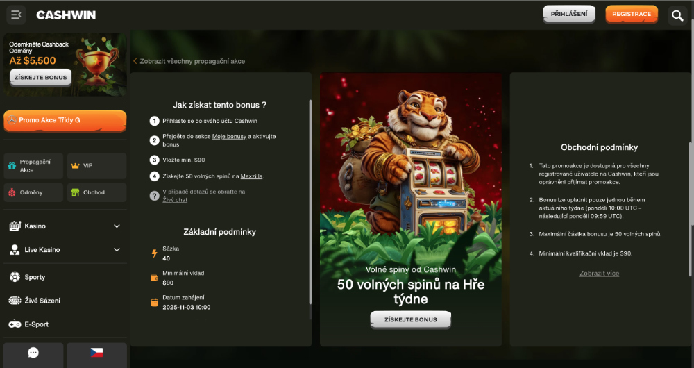 CashWin free spins [listopad 2025]