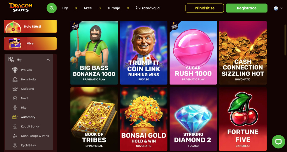 Dragon Slots automaty s vánoční tematikou [Vánoce 2025] úvodní