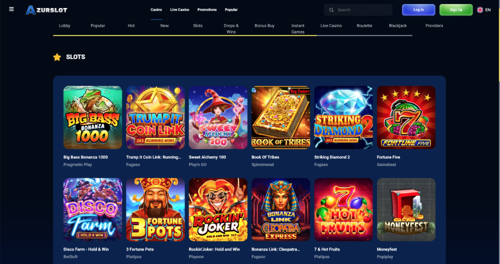 Casino AzurSlot Vánoce 2025