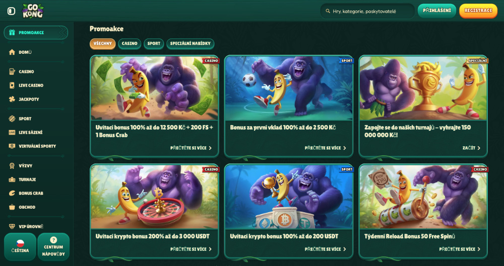 GoKong casino no deposit bonus