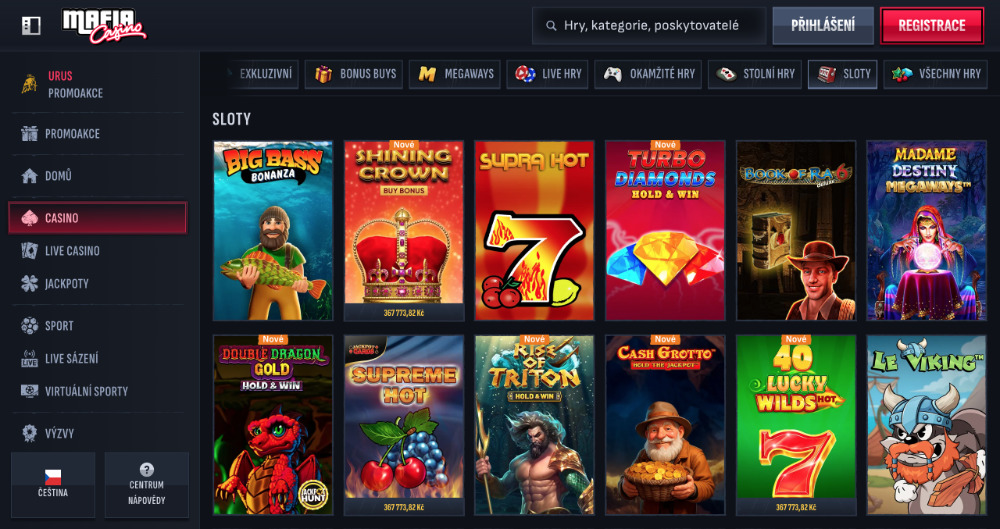 MafiaCasino automaty s vánoční tematikou