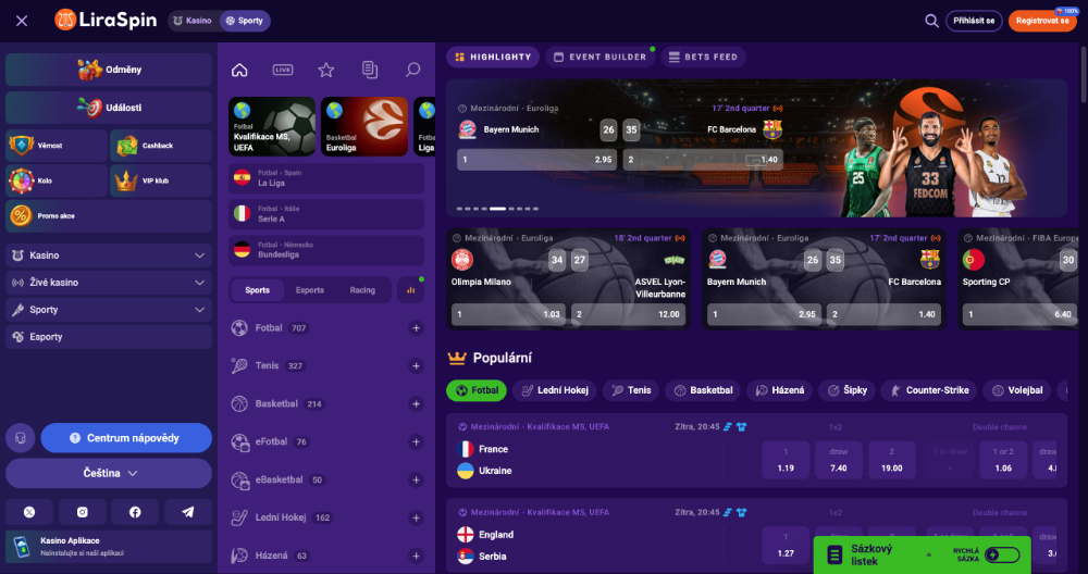 Sázková kancelář LiraSpin