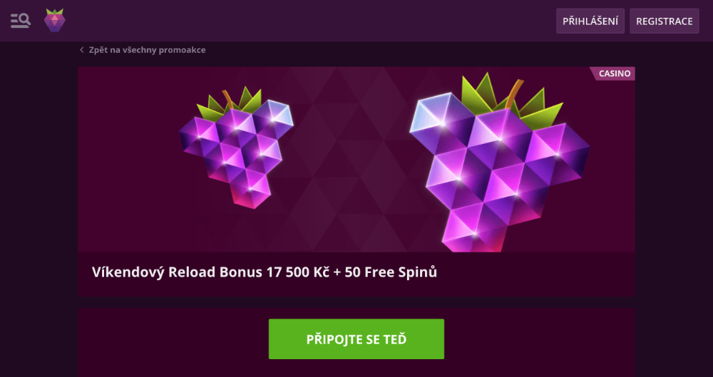 Listopadové free spiny v casinu Malina Casino