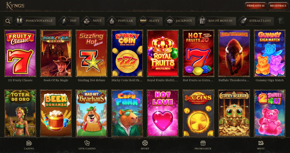 Kyngs automaty s vánoční tematikou